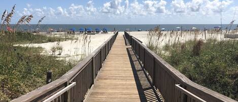 Boardwalk to the beach