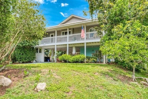 Tucked away beautiful beach style home.