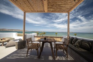 Vue sur la plage/l’océan