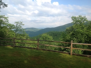 Nice yard for dog to play in, with spectacular Mountain View @ 4500 ft elevation