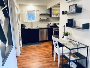 Comfortable work space with lots of natural lighting to get the job done! 