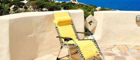 Property, Furniture, Outdoor Furniture, Sunlounger, Yellow, Real Estate, Chair, House, Home, Vacation