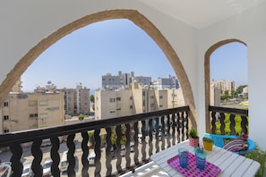 Blick vom Balkon