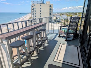 Balcony view south towards The Pier in Garden City