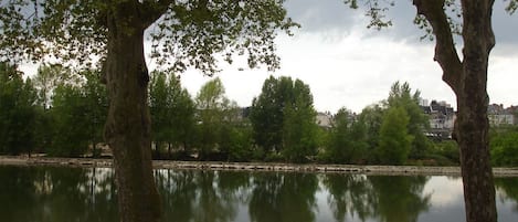 Vue de l'appartement sur la Loire