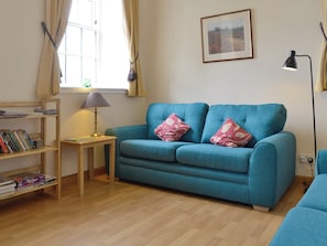 Light and airy living room | Cloud Howe - Arbuthnott Estate Cottages, Arbuthnott, near Stonehaven