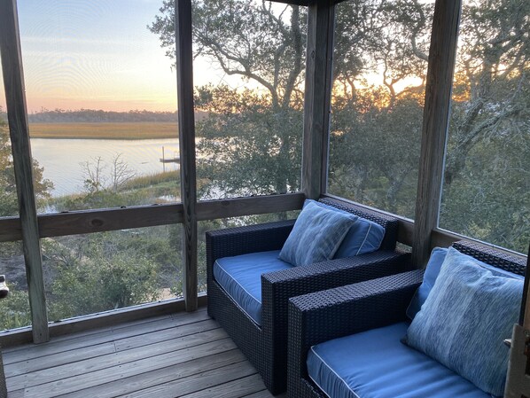 Screened porch