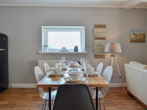 Ideal dining area | Captains Cottage, Allonby, near Maryport