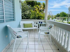 Enjoy relaxing on balcony