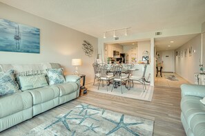 Living Room | Central A/C | 2nd-Floor Unit