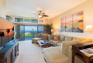 Island-style elegance is yours in this remodeled, Gold level villa