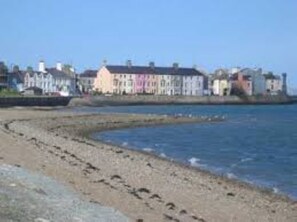 Beaumaris Town from the beach