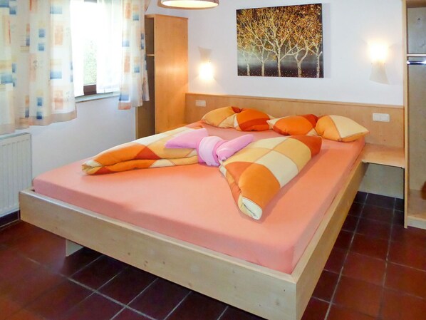 Property, Furniture, Comfort, Building, Orange, Wood, Bed Frame, Interior Design, Decoration, Bed