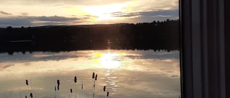 Udsigt fra overnatningsstedet