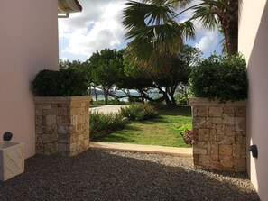 Courtyard entrance to the villa.