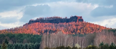 Der Gohrisch in der Abendsonne 