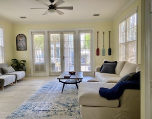 First floor walkout deck, steps from private marina, beaches, ocean and pool