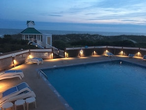 Beautiful Salt Water Pool On Oak Island Private Beach CLub