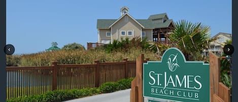 Private Beach Club on Oak Island