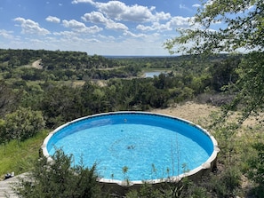 Cool off in your very own private pool on those hot summer days.