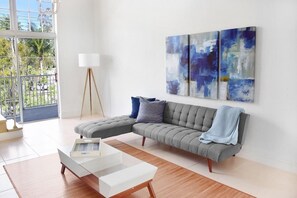 suites come with spacious living areas, WiFi is available throughout