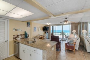 Kitchen and Living Room