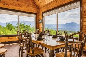 Enjoy the view even from inside through the massive windows!