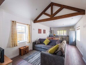 Open plan living space | Beech Cottage - Woodside Stables, Carkeel, near Saltash
