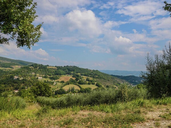 Blick von der Unterkunft