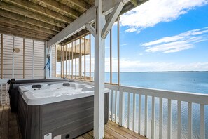 KDN9700: That's What Sea Said l Mid Level Deck w/ Hot Tub