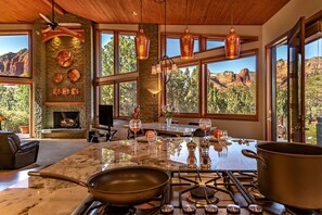 Cooking is a dream with a view like this