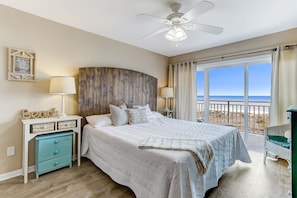 Oceanfront King Primary Bedroom with Balcony