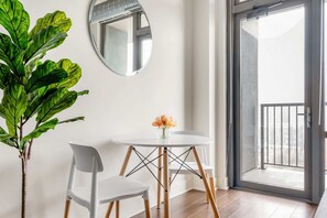 Cook for yourself or your loved ones and spread out at the dining table