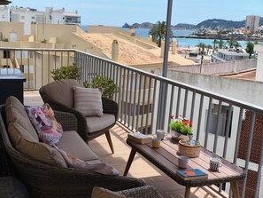 Wonderful Sth facing terrace, shady in the summer and full sun in the winter.