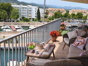 Plenty of room for relaxing and al fresco dining on the large terrace.