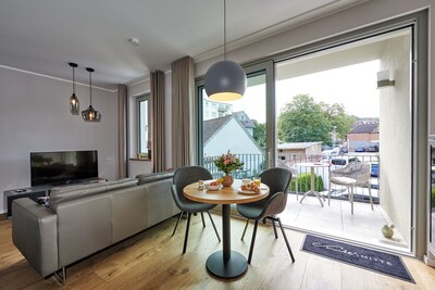 stilvolles Apartment mit großem Balkon - Wohnfühlen im hist. Zentrum 