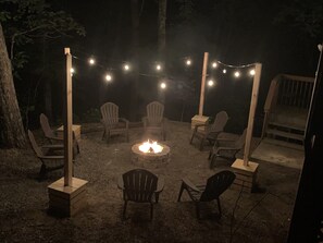 Evening time is for relaxing! Perfect spot is around a campfire!