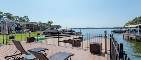 Lounge as you take in the incredible view on the deck, fully fenced too!