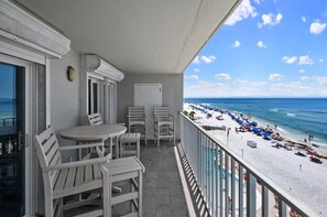 Private Balcony overlooking the Gulf