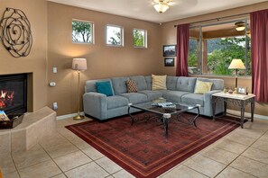 Two living areas offers space to spread out