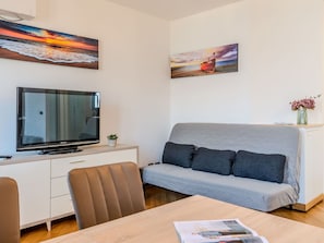 Meubles, Design Intérieur, Pièce, Sol, Sol, Canapé, Cadre, Mer