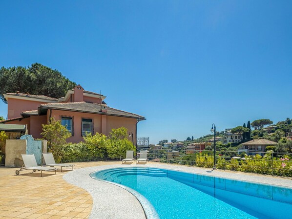 Sky, Water, Plant, Swimming Pool, Building, Azure, Tree, Shade, Urban Design, Residential Area