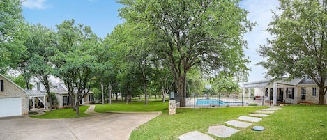 Driveway to the House