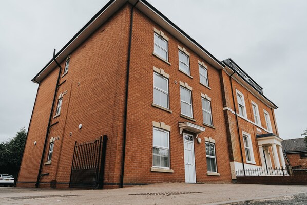 Overnatningsstedets facade