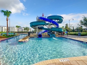Waterslides, Splash into fun – adventure awaits. No extra fee for using it