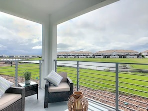 The perfect spot for morning peace and evening fun