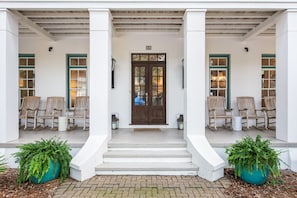 Perfect wrap-around porch for long talks as the sun sets.