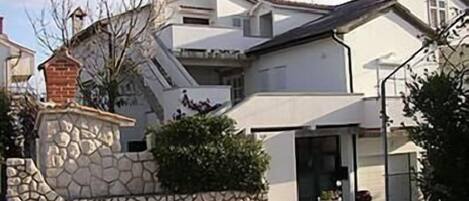 External view of the building. The house