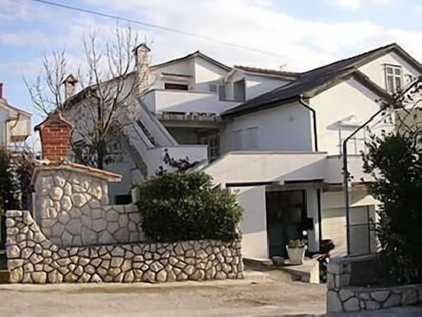 External view of the building. The house