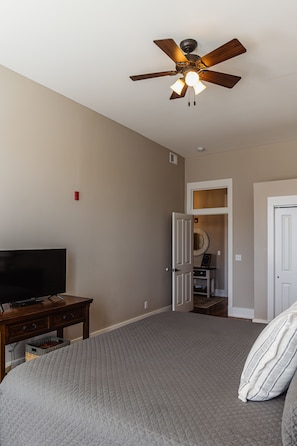 Ceiling fans in all bedrooms.